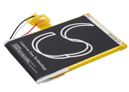 3.7V, 700mAh, Li-Polymer Battery fits Sony, Prs-t1, Prs-t2, 2.59Wh