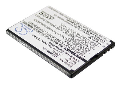 E-book, E-reader 3.7V, 1500mAh, Li-ion Battery fits Wexler, E6002, 5.55Wh