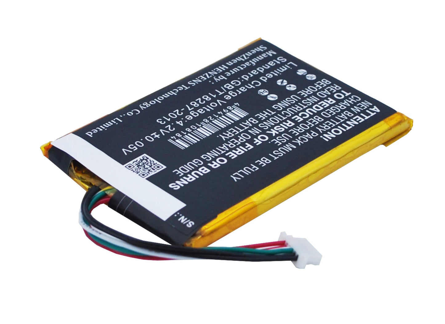 3.7V, 1300mAh, Li-Polymer Battery fits Bambook, Sd928+, 4.81Wh