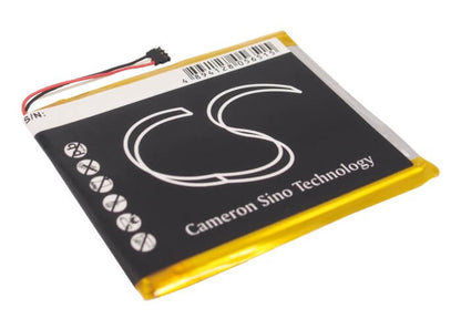 3.7V, 900mAh, Li-Polymer Battery fits Sony, Prs-350, Prs-350sc, 3.33Wh
