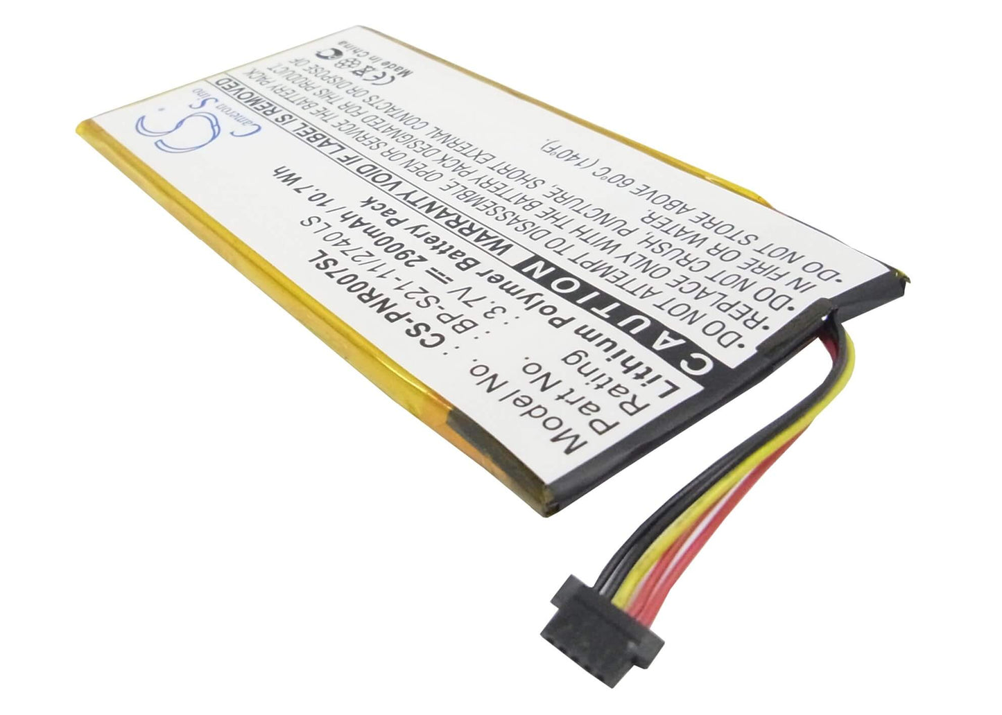 3.7V, 2900mAh, Li-Polymer Battery fits Pandigital, Novel 7, Prd07t20wbl1, 10.73Wh