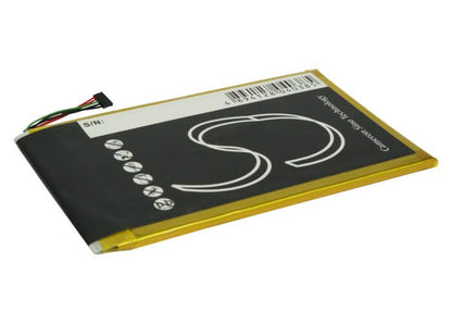 3.7V, 3200mAh, Li-Polymer Battery fits Barnes & Noble, Bnrb200, Bnrv200, 11.84Wh
