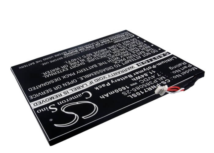 7.4V, 1600mAh, Li-Polymer Battery fits Pandigital, Multimedia Novel 7", Novel Hacking, 11.84Wh