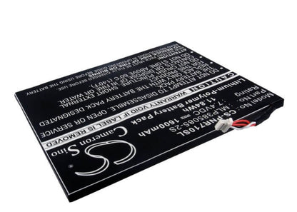7.4V, 1600mAh, Li-Polymer Battery fits Pandigital, Multimedia Novel 7", Novel Hacking, 11.84Wh
