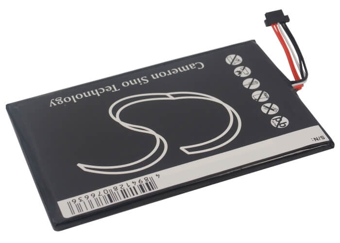 3.7V, 3000mAh, Li-Polymer Battery fits Pandigital, Novel 9, R90l200, 11.1Wh