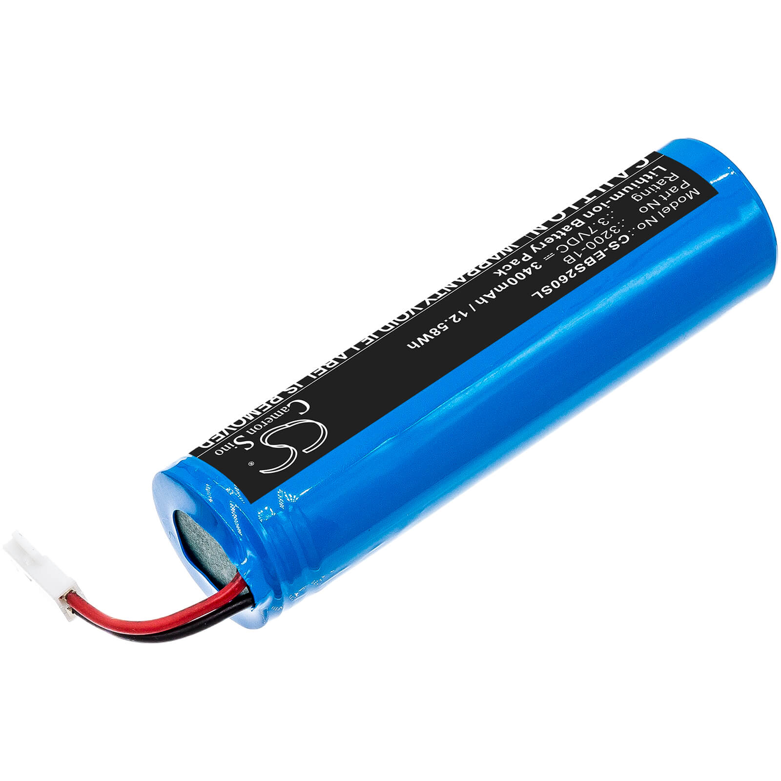 3.7V, 3400mAh, Li-ion Battery fits Eschenbach, Visolux Digital Hd, 12.58Wh
