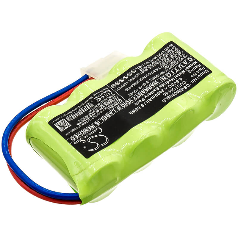 4.8V, 2000mAh, Ni-MH Battery fits Lithonia, Elb0502n, Elb4714n, 9.6Wh