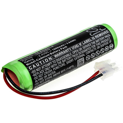 2.4V, 1600mAh, Ni-CD Battery fits Schneider, Luxa, Ova Luxa, 3.84Wh