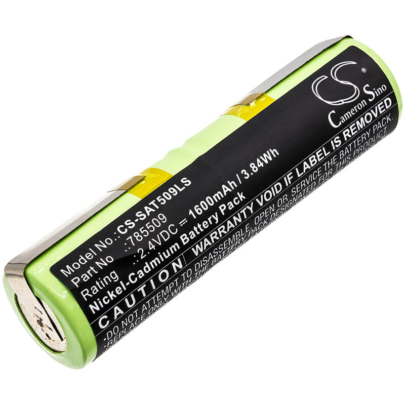 2.4V, 1600mAh, Ni-CD Battery fits Saft, 785509, 3.84Wh
