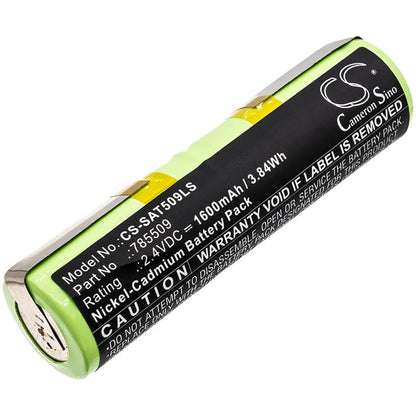 2.4V, 1600mAh, Ni-CD Battery fits Saft, 785509, 3.84Wh