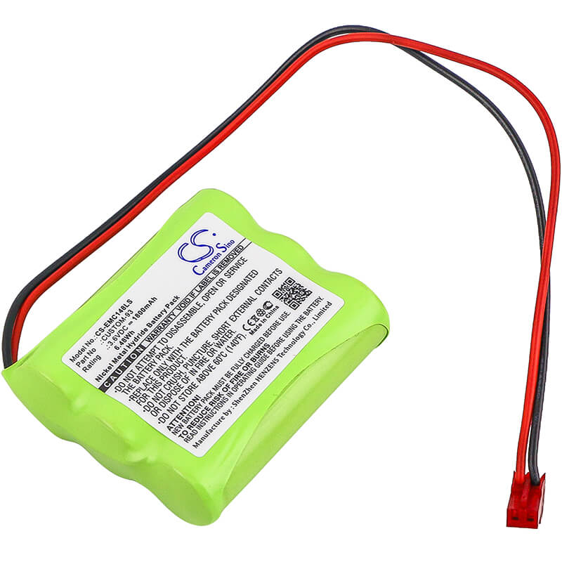 3.6V, 1800mAh, Ni-MH Battery fits Navlite, 026-148, Nnyxsb, 6.48Wh