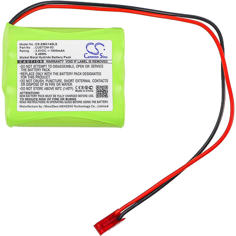 3.6V, 1800mAh, Ni-MH Battery fits Navlite, 026-148, Nnyxsb, 6.48Wh