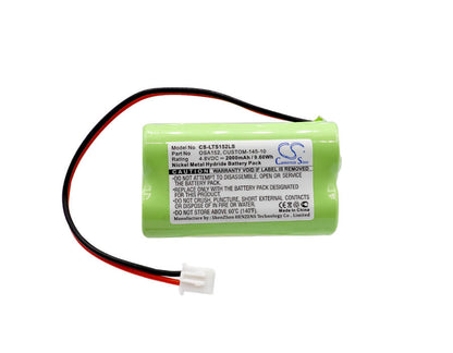 4.8V, 2000mAh, Ni-MH Battery fits Lithonia, D-aa650bx4, It Signs, 9.6Wh