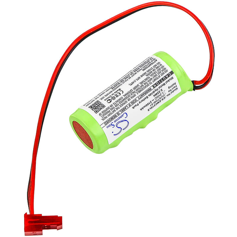 1.2V, 2100mAh, Ni-MH Battery fits Saft, 16440, 2.52Wh