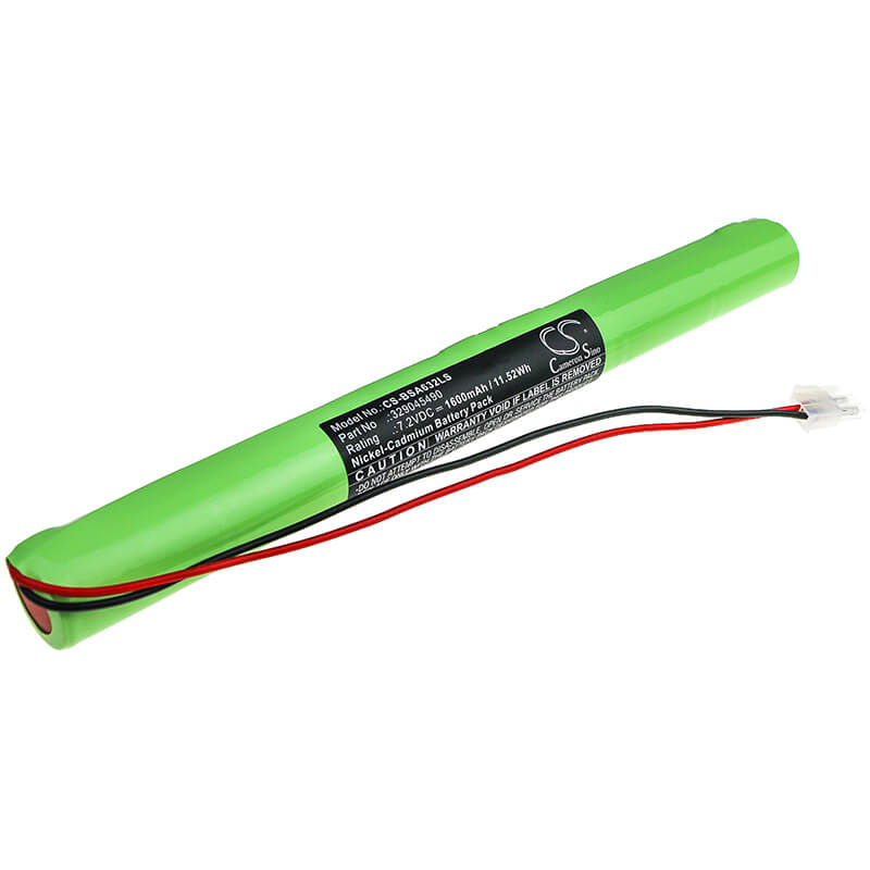 7.2V, 1600mAh, Ni-CD Battery fits Baes, Fluo Evac, Ova Td310632, 11.52Wh