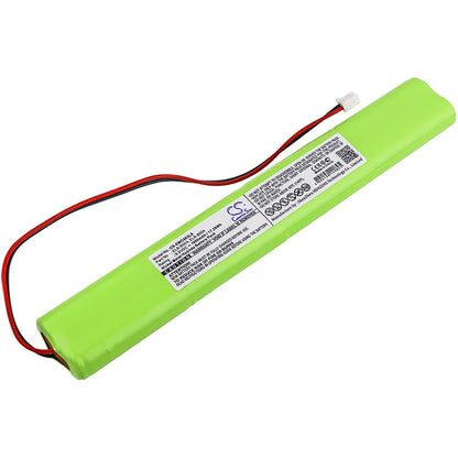 9.6V, 1800mAh, Ni-MH Battery fits Lithonia, Bbat0043a, Elb B003, 17.28Wh