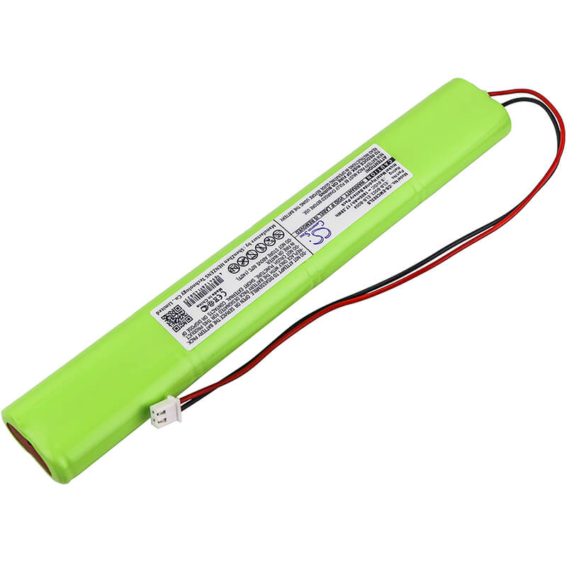 9.6V, 1800mAh, Ni-MH Battery fits Lithonia, Bbat0043a, Elb B003, 17.28Wh