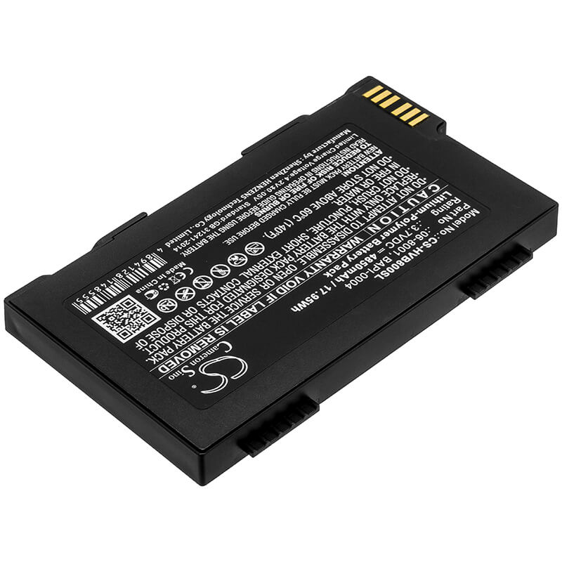 3.7V, 4850mAh, Li-Polymer Battery fits Humanware, Braillenote, Voicenote Apex, 17.945Wh
