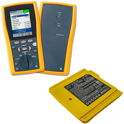7.4V, 5200mAh, Li-ion Battery fits Fluke, Dtx-1200-m, Dtx-1200-ms, 38.48Wh