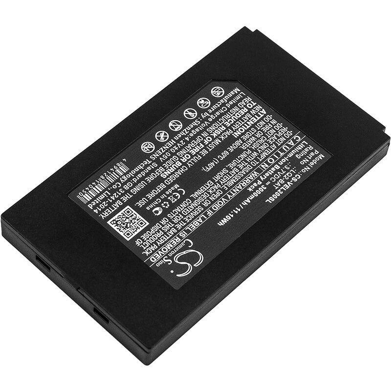 3.7V, 3000mAh, Li-ion Battery fits Vernier, Go Direct, Labquest 2, 11.1Wh