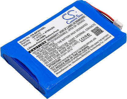 7.4V, 4700mAh, Li-Polymer Battery fits Bk Precision, 2510, 2510 Oscilloscopes, 34.78Wh