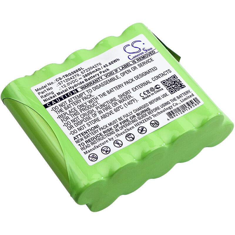 12.0V, 3800mAh, Ni-MH Battery fits Trimble, Focus 10, Geodimeter 5600, 45.6Wh