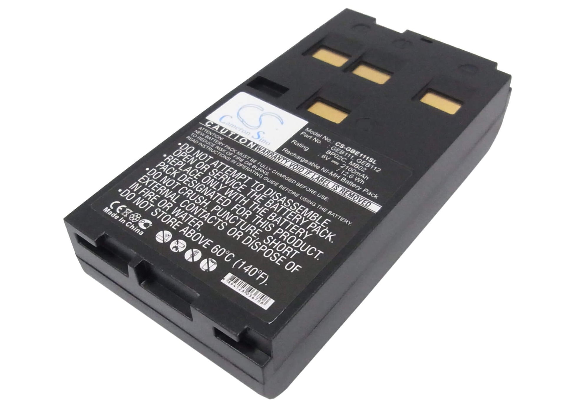6.0V, 2100mAh, Ni-MH Battery fits Leica, 400, 700, 12.6Wh