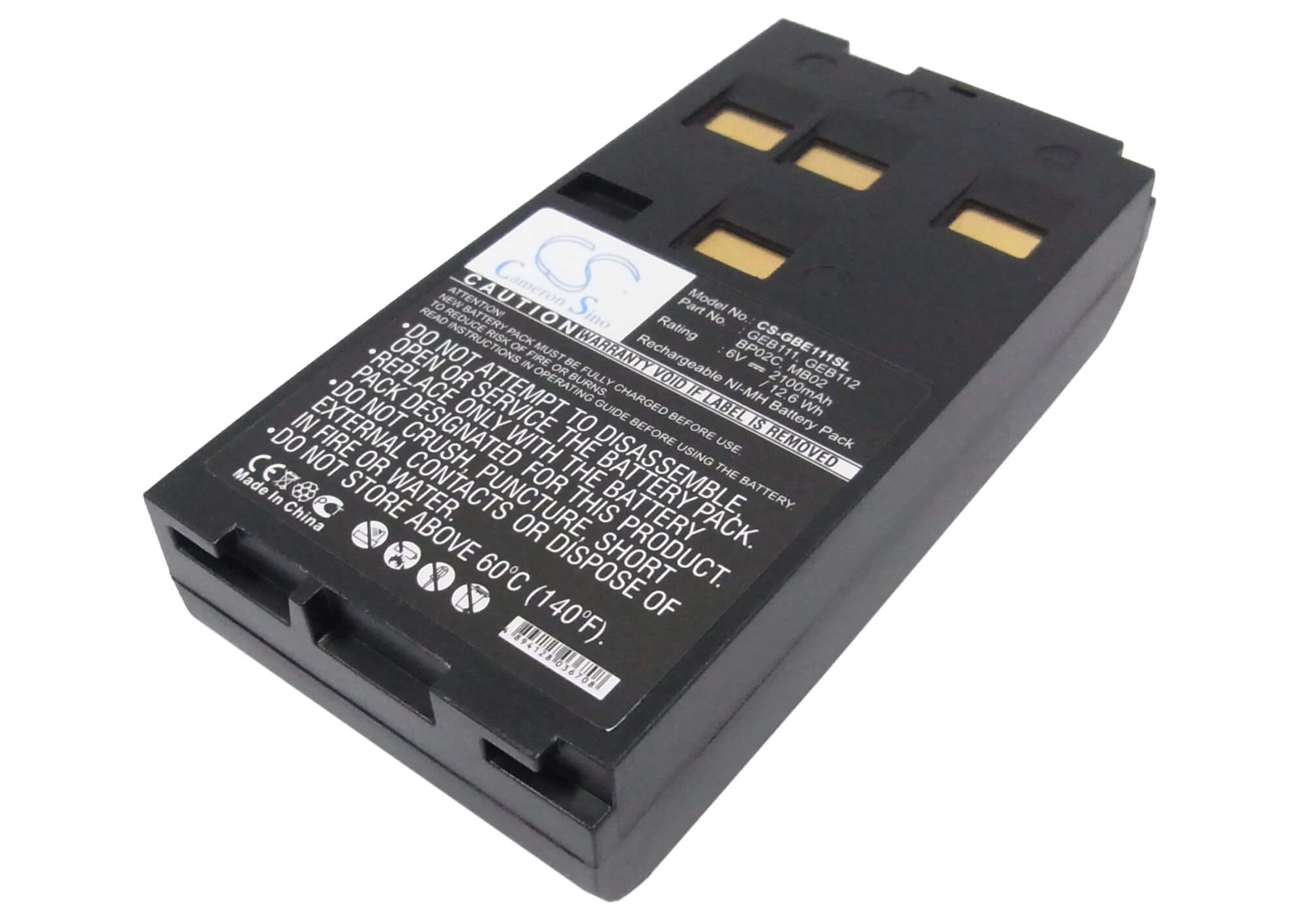 6.0V, 2100mAh, Ni-MH Battery fits Leica, 400, 700, 12.6Wh