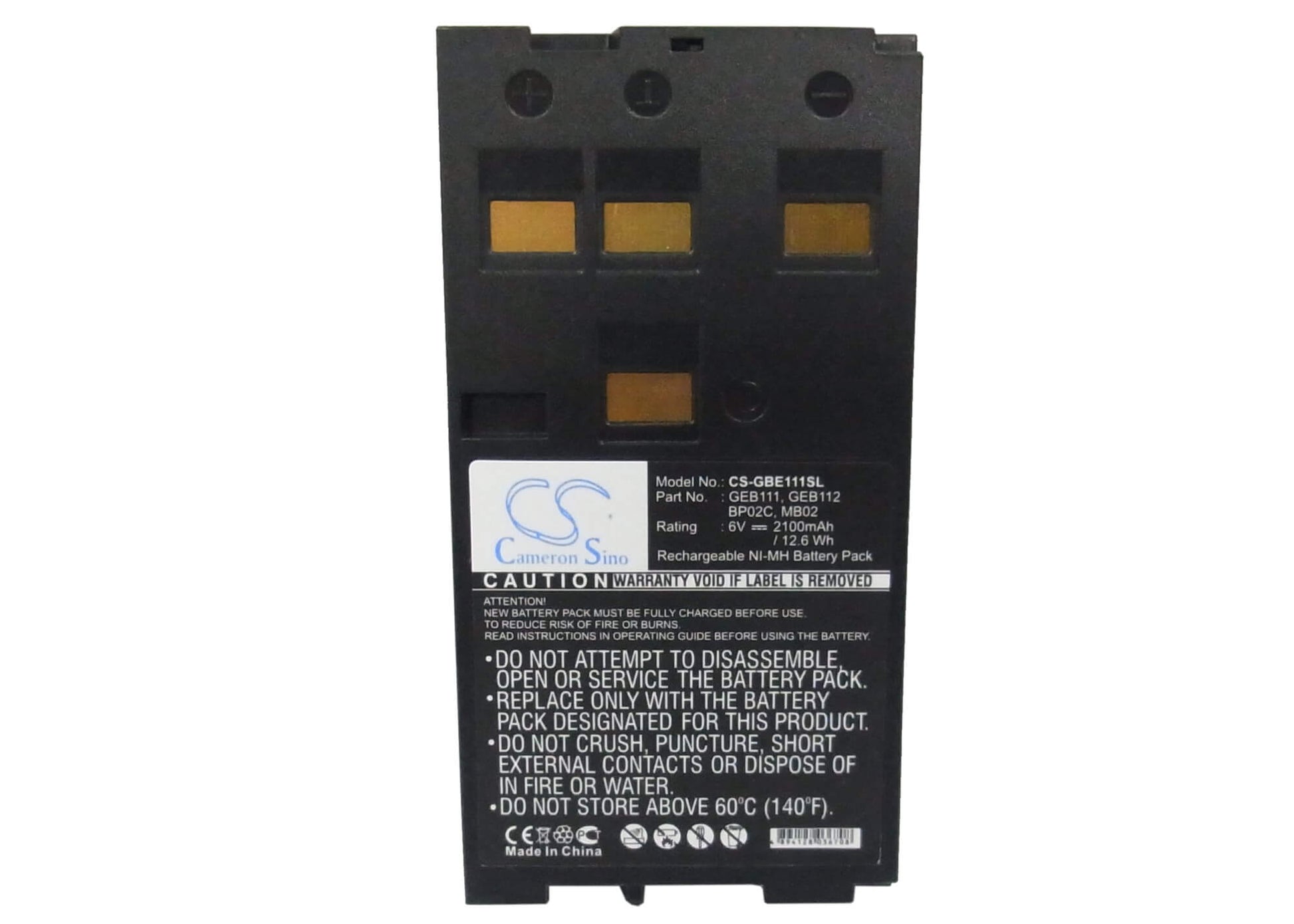6.0V, 2100mAh, Ni-MH Battery fits Leica, 400, 700, 12.6Wh
