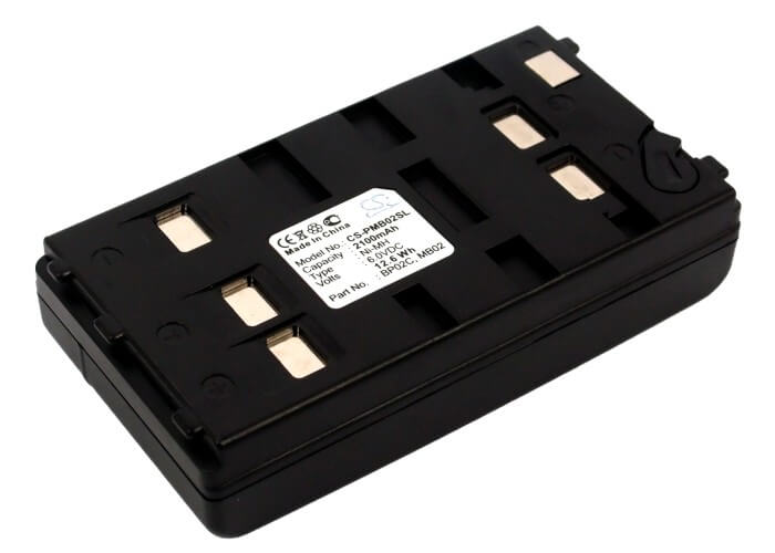 6.0V, 2100mAh, Ni-MH Battery fits Pentax, R100, R-100x, 12.6Wh