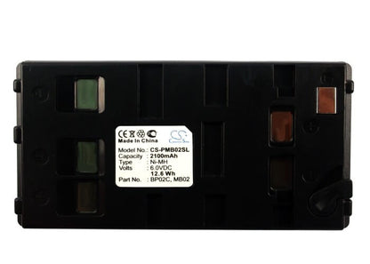 6.0V, 2100mAh, Ni-MH Battery fits Pentax, R100, R-100x, 12.6Wh