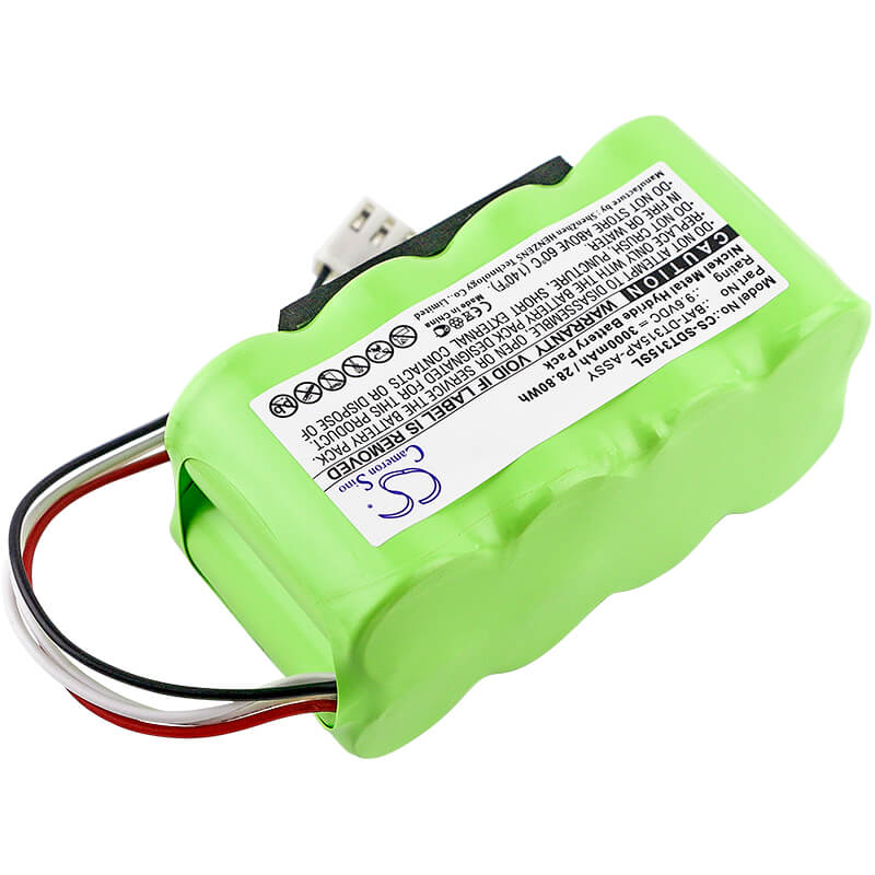 9.6V, 3000mAh, Ni-MH Battery fits Shimpo, Dt-315a, Dt-315a Stroboscope, 28.8Wh