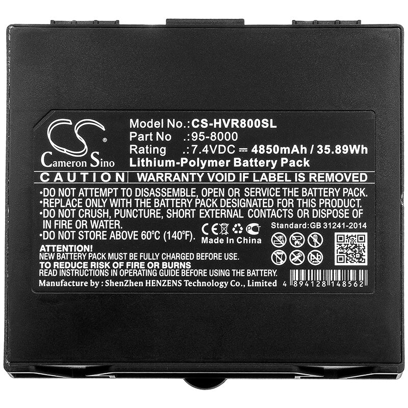 7.4V, 4850mAh, Li-Polymer Battery fits Humanware, Victor Reader Stratus, 35.89Wh