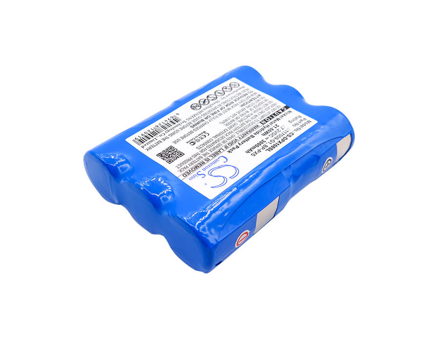 7.2V, 3000mAh, Ni-MH Battery fits Dranetz, Dbmp1, Dbpg106, 21.6Wh