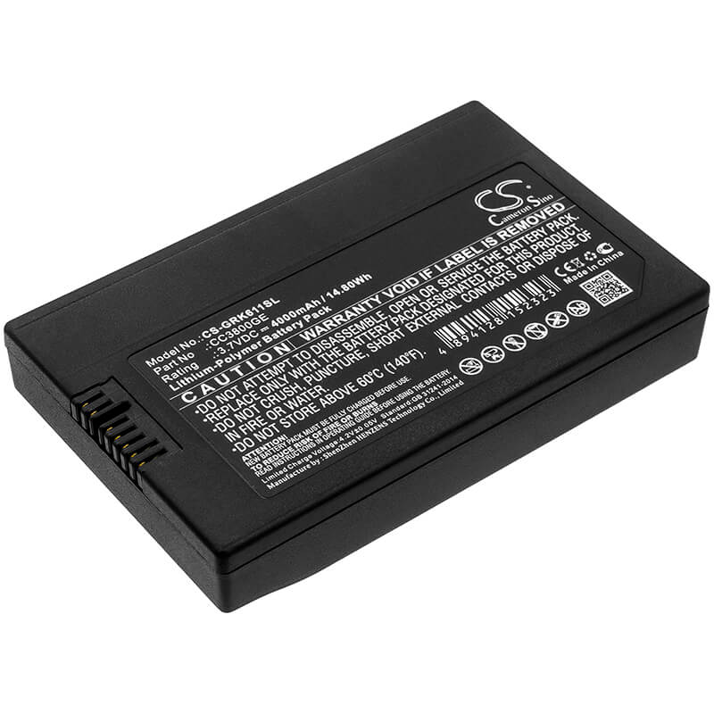 3.7V, 4000mAh, Li-Polymer Battery fits Ge, Dpi 612 Flex, Druck Dpi 611, 14.8Wh