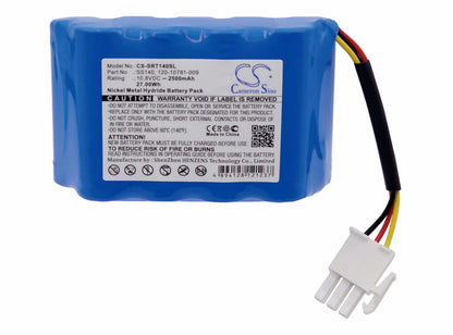 10.8V, 2500mAh, Ni-MH Battery fits Sunrise Telecom, E1, E10, 27Wh