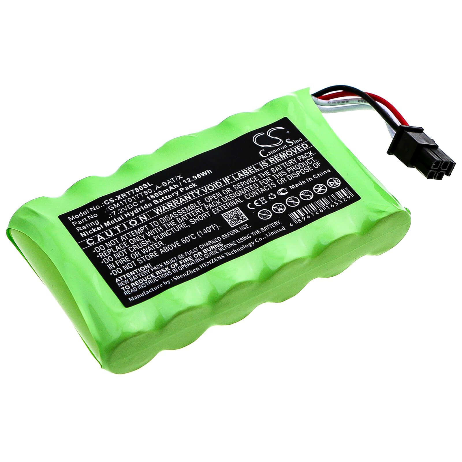 7.2V, 1800mAh, Ni-MH Battery fits X-rite, Coloreye Xth, 12.96Wh