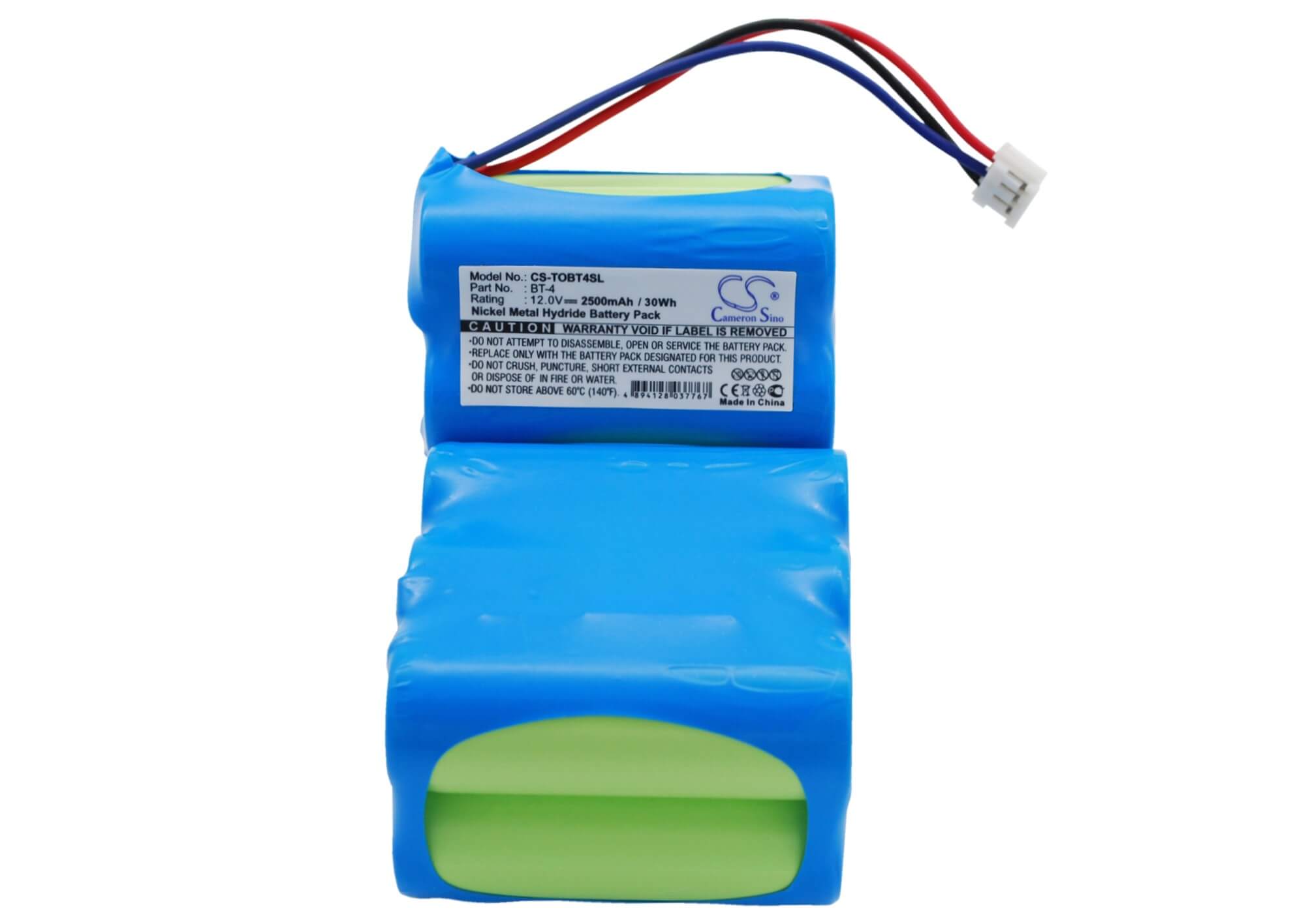 12.0V, 2500mAh, Ni-MH Battery fits Topcon, Gps Receiver, 30Wh