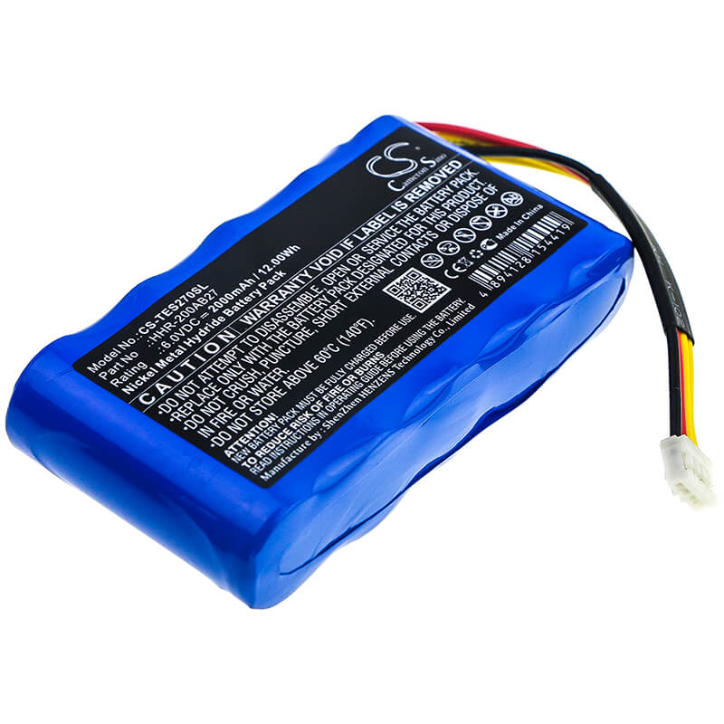 6.0V, 2000mAh, Ni-MH Battery fits Testo, Fluegas Analyzer, 12Wh