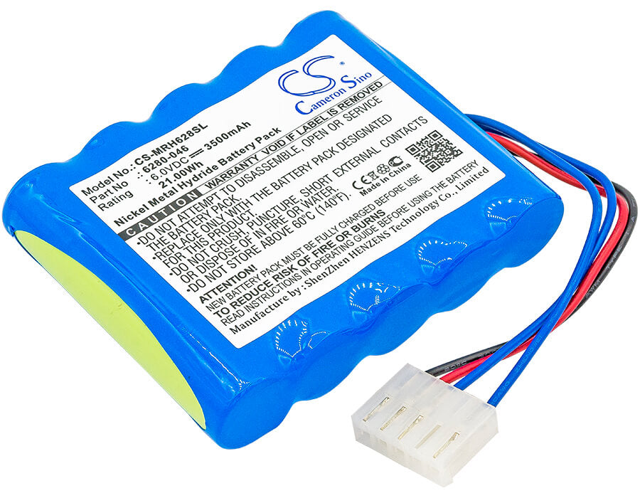 6.0V, 3500mAh, Ni-MH Battery fits Monarch, Bbl, Bbx, 21Wh