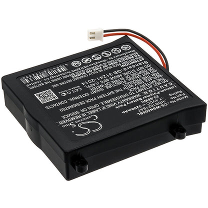 7.4V, 3200mAh, Li-Polymer Battery fits Owon, Hds1021m, Hds-n Oscilloscope, 23.68Wh