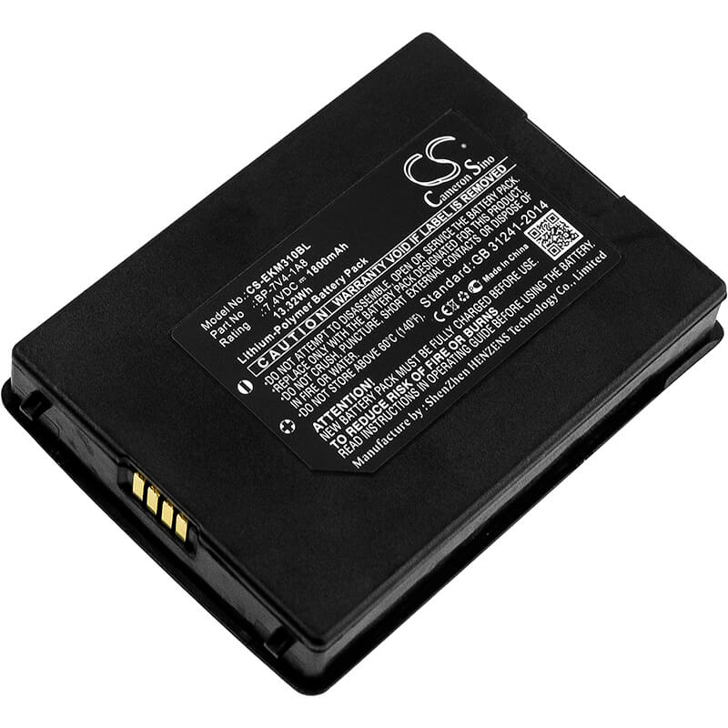 7.4V, 1800mAh, Li-Polymer Battery fits E-seek, M310, M310s, 13.32Wh