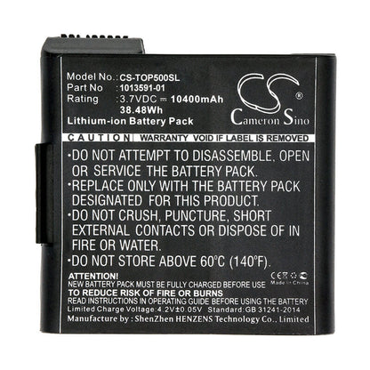 3.7V, 10400mAh, Li-ion Battery fits Sokkia, Shc-5000, 38.48Wh