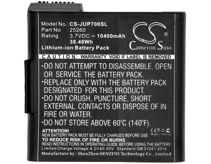3.7V, 10400mAh, Li-ion Battery fits Juniper, Mesa 2, Ms2, 38.48Wh