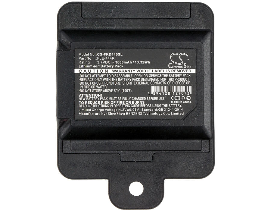 3.7V, 3600mAh, Li-ion Battery fits Fukuda, Ek-189, Ek-289, 13.32Wh