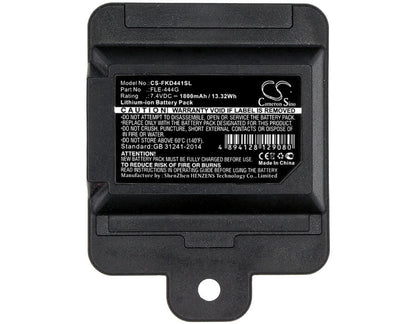 7.4V, 1800mAh, Li-ion Battery fits Fukuda, Fle-444g, Flg-411qg, 13.32Wh