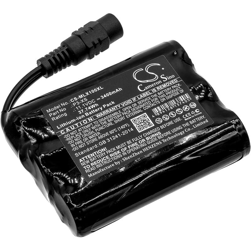 11.1V, 3400mAh, Li-ion Battery fits Minelab, Sovereign Xs, 37.74Wh