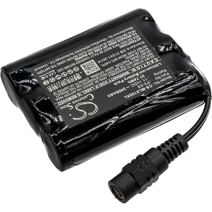 11.1V, 3400mAh, Li-ion Battery fits Minelab, Sovereign Xs, 37.74Wh