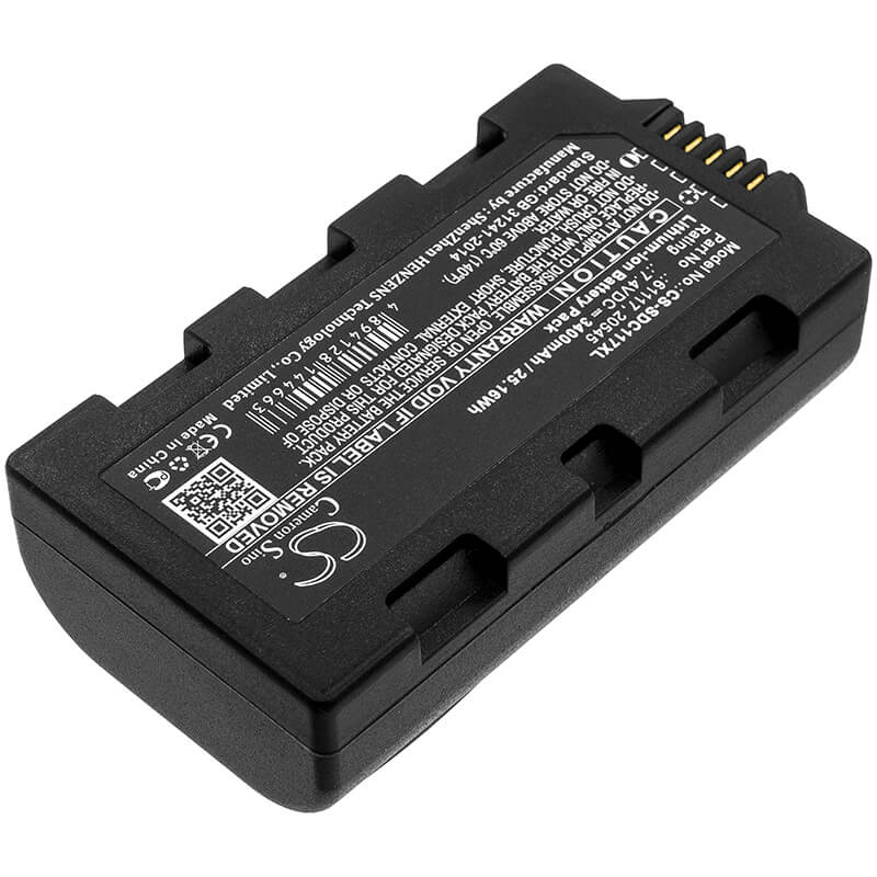 7.4V, 3400mAh, Li-ion Battery fits Sokkia, Juniper Mesa Field, Topcon Tesla, 25.16Wh