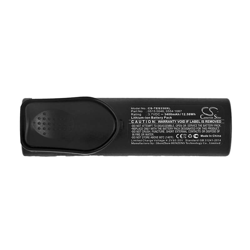3.7V, 3400mAh, Li-ion Battery fits Testo, 310, 320, 12.58Wh